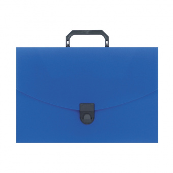 Портфель-папка Attache, А4, пластик, 600 мкм, 40 мм, синий
