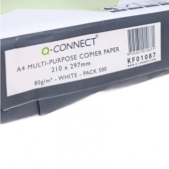Бумага Q-CONNECT, белая, А4, 80 г/м2, 500 л., класс «C+»