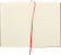 Ежедневник недатированный с ручкой Lorex, А5, 155 × 215 мм, под гладкую кожу, 128 л., красный/красный срез