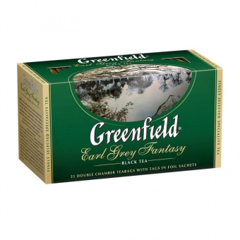 Чай черный Greenfield Гринфилд Earl Grey, 25 пакетиков