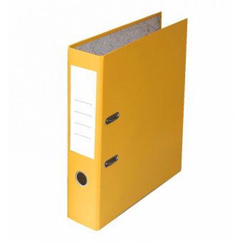 Папка-регистратор «Century» А4 с покрытием из ПВХ/бумага, 70 мм, желтая