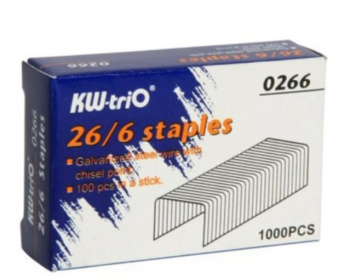 Скобы 26/6 KW-trio 1000шт/уп