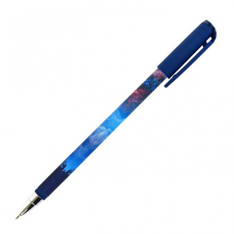 Ручка шариковая масляная LOREX «Sky of Stars. Night», серия Slim Soft, 0,5 мм, стержень синий