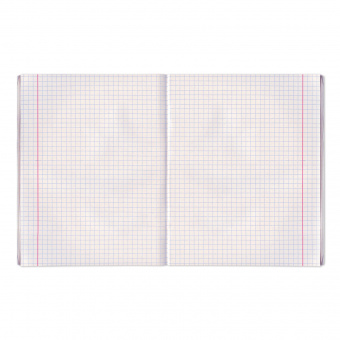 Тетрадь бумвинил А5 96л. скоба, офсет №2 ЭКОНОМ, клетка, с полями, STAFF, ЗЕЛЕНЫЙ