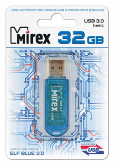 Флэш накопитель USB Mirex ELF BLUE 13600-FM3BEF32