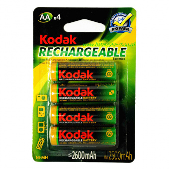 Батарейка HR6 Ni-Mh «Kodak», тип AA (1 шт.)