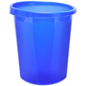 Корзина для мусора, цельная, 9 литров, синяя