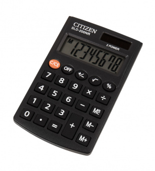 Калькулятор карманный CITIZEN SLD-200NR 8-ми разрядный