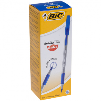 Ручка шариковая BIC «Round Sric Grip», 0.7 мм, стержень синий