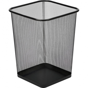 Корзина для мусора Luscan 17л метал черная