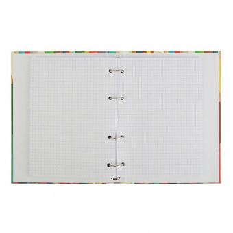 Тетрадь на кольцах Канц-Эксмо «Цветные карандаши», А5, 120 листов, клетка