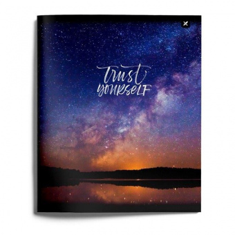 Тетрадь Lorex "Soft Touch. SKY OF STARS. SUNSET", А5, 48 листов, клетка, двойная обложка