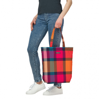 Сумка-шоппер на молнии ErichKrause 14L Tartan