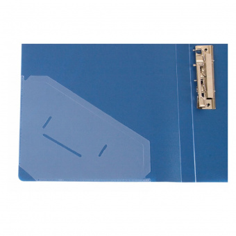 Папка с боковым зажимом Forpus «Barocco» А4, 650 мкм, синяя