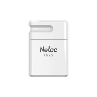 Флэш накопитель 64GB NETAC U116, USB 2.0, белый, NT03U116N-064G-20WH
