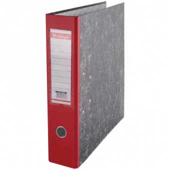 Папка-регистратор Berlingo, с мраморным покрытием, 70 мм, красный корешок
