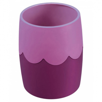 Подставка-органайзер (стакан для ручек) СТАММ, двуцветный, фиолетовый