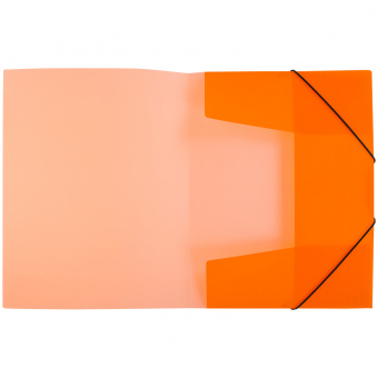 Папка на резинках Berlingo «Neon» А4, корешок 40 мм, 500 мкм, неоновая оранжевая