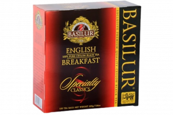 Чай  черный"Basilur" "Speciality Classic" 100пак.*2г*12 байх.цейл.неаром Английский завтрак