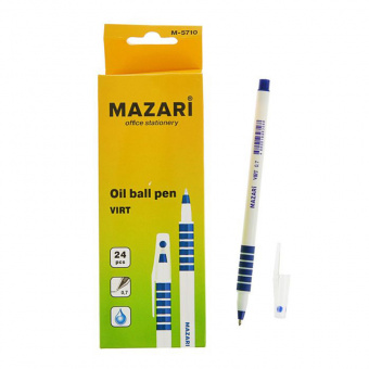 Ручка шариковая MAZARI «Virt», 0,7 мм, стержень синий