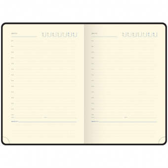 Ежедневник недатированный Berlingo «Silver Pristine», А5, 143 × 210 мм, кожзам, 160 л., коричневый