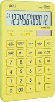 Калькулятор DELI RIO MO15 салатовый, настольный, 12-разрядный