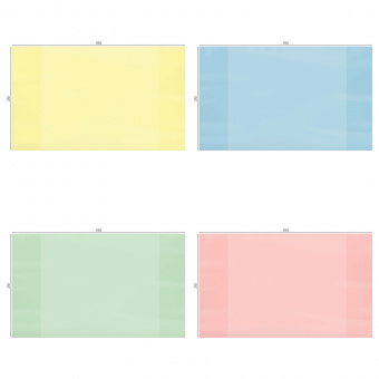 Обложка для тетради и дневника, 60 мкм, 212 × 350 мм, цветная