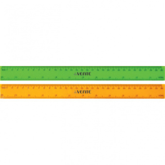 Линейка 30см deVenre, пластик