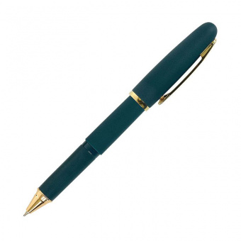Ручка шариковая масляная LOREX, серия Grande Soft, 0,7 мм, стержень синий, корпус темно-зеленый