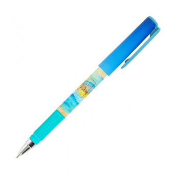 Ручка шариковая масляная LOREX «Watercolor. Blur», серия Double Soft, 0,7 мм, стержень синий