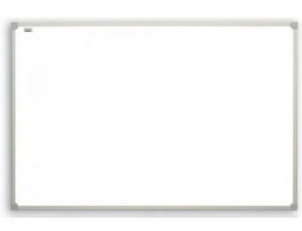 Доска белая C-line, 100×150 см, полимерная, алюминиевая рамка