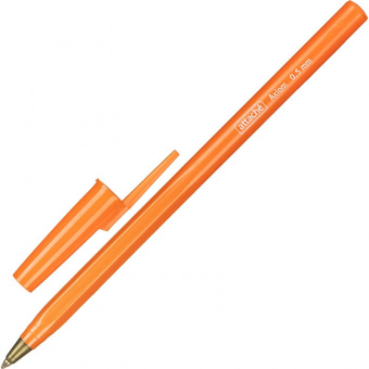 Ручка шариковая неавтоматическая Attache Axiom, корпус ассорти. синяя
