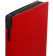 Ежедневник недатированный с ручкой Lorex, А5, 155 × 215 мм, под гладкую кожу, 128 л., красный/красный срез
