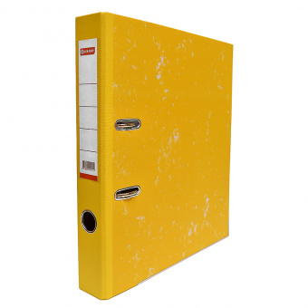 Папка-регистратор «Century» А4 с мраморным покрытием, 50 мм, желтая