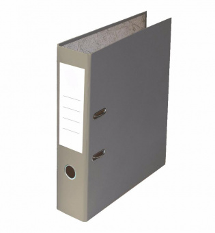 Папка-регистратор «Century» А4 с покрытием из ПВХ/бумага, 70 мм, серая