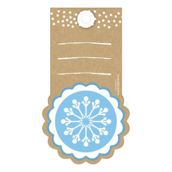 Декоративный шильдик на подарок «Волшебного Нового года», 5,6 × 10 см