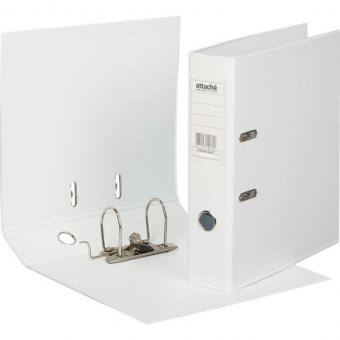 Папка-регистратор Strong Line 70мм, белый, двухсторонняя обтяжка пленкой ПП