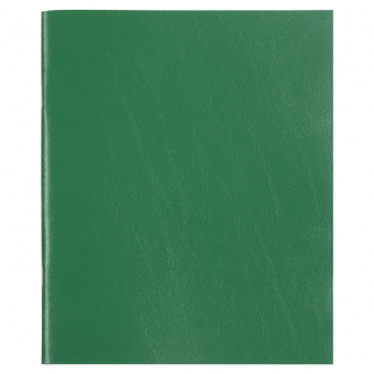 Тетрадь бумвинил А5 48л. скоба, офсет №2 ЭКОНОМ, клетка, с полями, STAFF, ЗЕЛЕНЫЙ