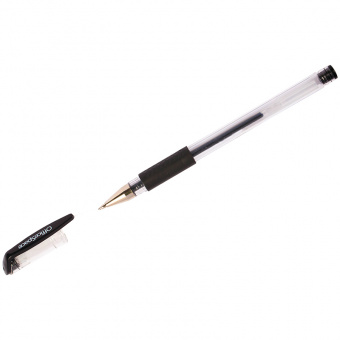 Ручка гелевая OfficeSpace, 0,5 мм, стержень черный