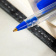 Ручка шариковая неавтоматическая Deli Think ст. синий, линия 0,7мм, корпус прозрачный