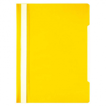 Папка-скоросшиватель Бюрократ, А4, 160 мкм, желтая