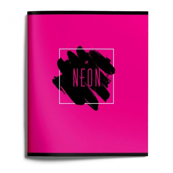 Тетрадь Lorex "NEON", А5, 48 листов, клетка, двойная обложка
