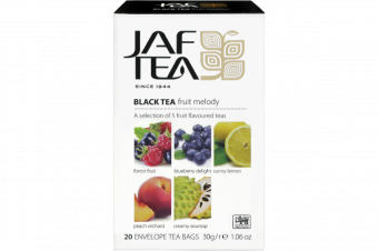 Чай черный JAF "Фруктовая Мелодия", ассорти 5 видов по 4шт, пак. 1,5г., 