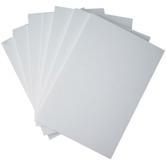 Задняя обложка для переплета "O.UNIVERSAL", А3, комплект 100 шт., картон, белая
