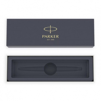 Ручка шариковая Parker "Jotter Stainless Steel GT", синий стержень, корпус хром