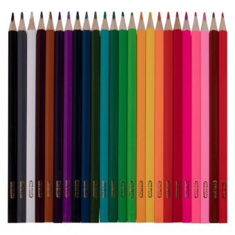 Карандаши цветные ПИФАГОР "Сказки", 24 цвета, классические, заточенные