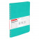 Бизнес-тетрадь А5 80л клетка на гребне (спираль) 148×218 мм,   BRAUBERG «Office PRO», под кожу, клетка, 80 л., бирюзовая
