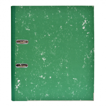 Папка-регистратор «Century» А4 с мраморным покрытием, 50 мм, зеленая