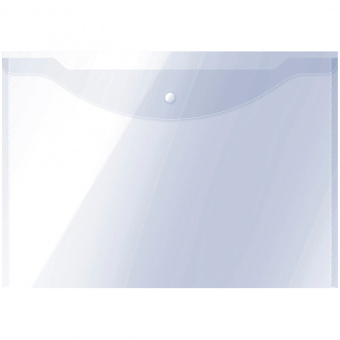 Папка-конверт с кнопкой OfficeSpace, А3, 150 мкм, прозрачная