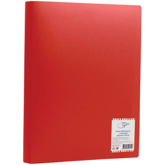 Папка с боковым зажимом «OfficeSpace», 14 мм, 450 мкм, красная